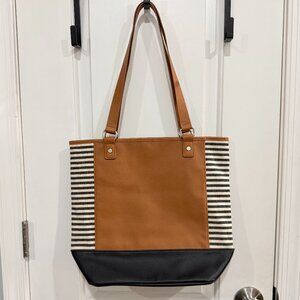 EUC Jewell by thirty-one Canvas and Pleather Tote